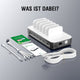 Charging station Team 100W 5C/1A incl. 6 cables space grey - 7Pandas Australia
