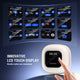 Open-Ear Bluetooth Headset SkyBuds AI Screen Black Beige - 7Pandas Australia