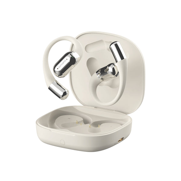 Open-Ear Bluetooth Headset SkyBuds AI Screen White