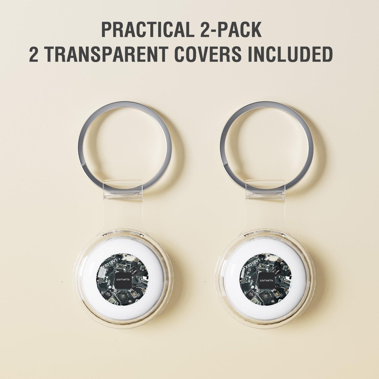 Location Finder SkyTag Bluetooth Tracker Lucid Set of 2, white - 7Pandas Australia