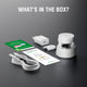 Qi2 Charging Station Aura Sound Black White - 7Pandas Australia