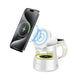 Qi2 Charging Station Aura Sound Black White - 7Pandas Australia
