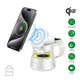 Qi2 Charging Station Aura Sound Black White - 7Pandas Australia