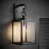ARENA Classic Aluminium Exterior Wall Light Fixtures Matt Black E27