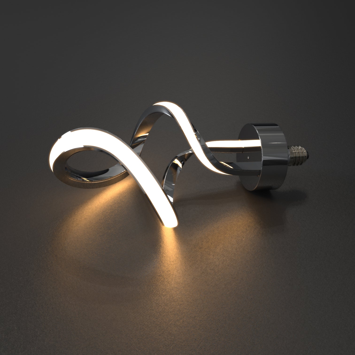 Spencer LED Spiral Bulb 7W 3000K Dimmable Lamp Fitting Pendant Light - 7Pandas Australia