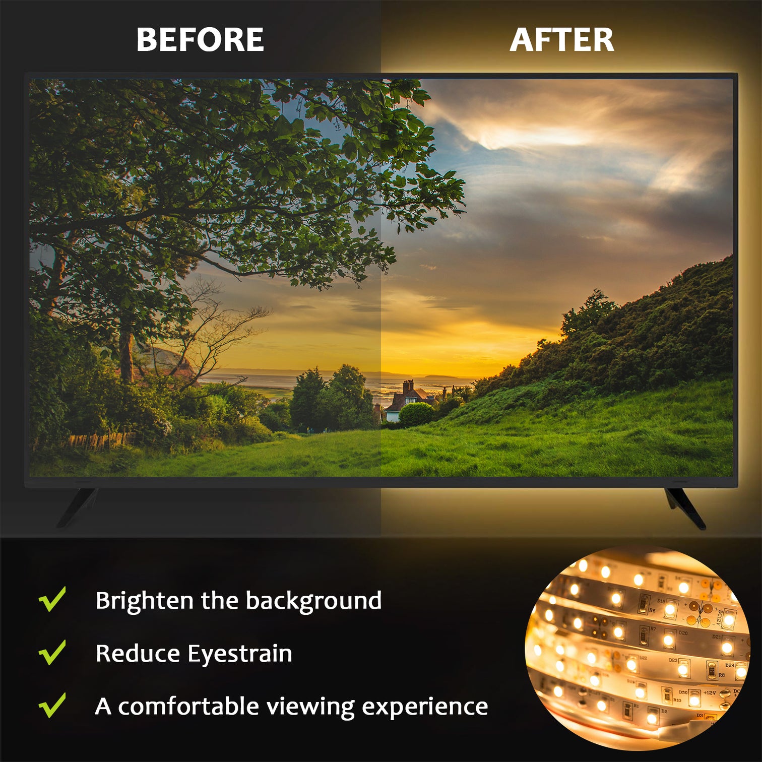 LED Strip 12V 10W IP62 3M 5M 3000K Warmwhite 5000K Coolwhite - 7Pandas Australia