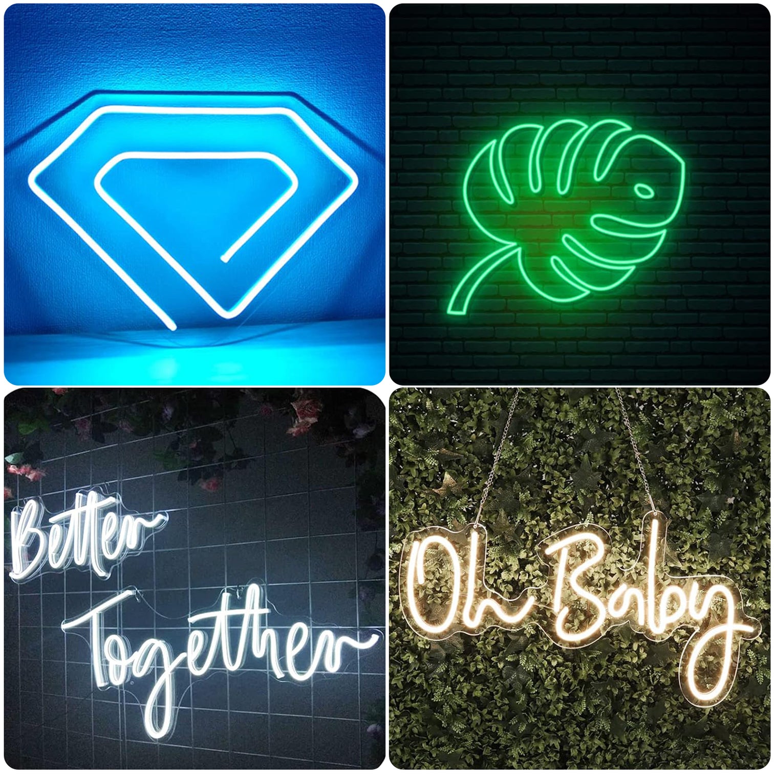 LED Neon Strip 5M 24V 60W RGB Color Rope IP65 Waterproof WIFI Controller - 7Pandas Australia