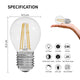 10PACK LED G45 Edison Bulb dimmable 3W 2700k Warmwhite E27 - 7Pandas Australia