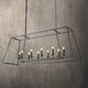 NEPOLI Farmhouse 10-Lights Lantern Style Architecture designer Chandelier E14 Base - 7Pandas Australia