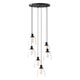 Winer 6-Lights Modern Style Glass Pendant Light Chandeliers Living Room - 7Pandas Australia