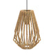 YARA Modern Timber Pendant Light Kitchen Bench top Solid Wood Light Beige - 7Pandas Australia