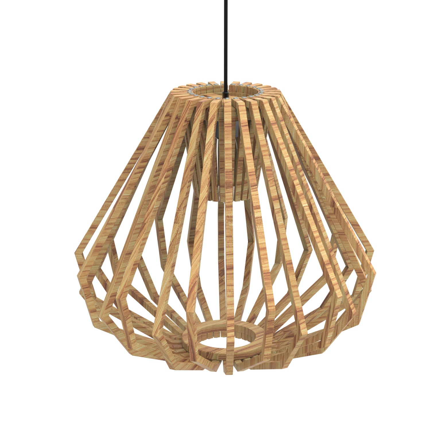 YARA Modern Timber Pendant Light Kitchen Bench top Solid Wood Light Beige - 7Pandas Australia