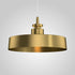 SIMON Contemporary Aged Brass Pendant Light for Kitchen Dining Room E27