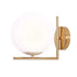 ROSEE Interior Glass Ball Wall Light Contemporary Style Bathroom Vanity Light