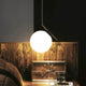 ROSEE Large Modern Chandelier Glass Ball Type Solid Copper E27 lamp base