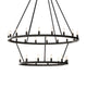 ALVA 30-Light Antique 2-Layer Bronze Aged brass E14 wagon wheel Farmhouse Chandelier - 7Pandas Australia