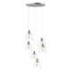 Winer 6-Lights Modern Style Glass Pendant Light Chandeliers Living Room - 7Pandas Australia