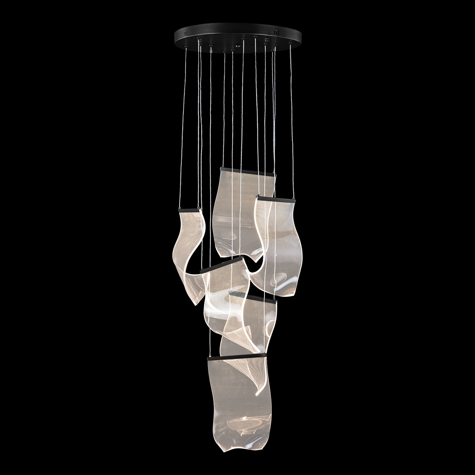 BORAS Modern High Ceiling Acrylic LED Chandelier 3CCT Dimmable - 7Pandas Australia