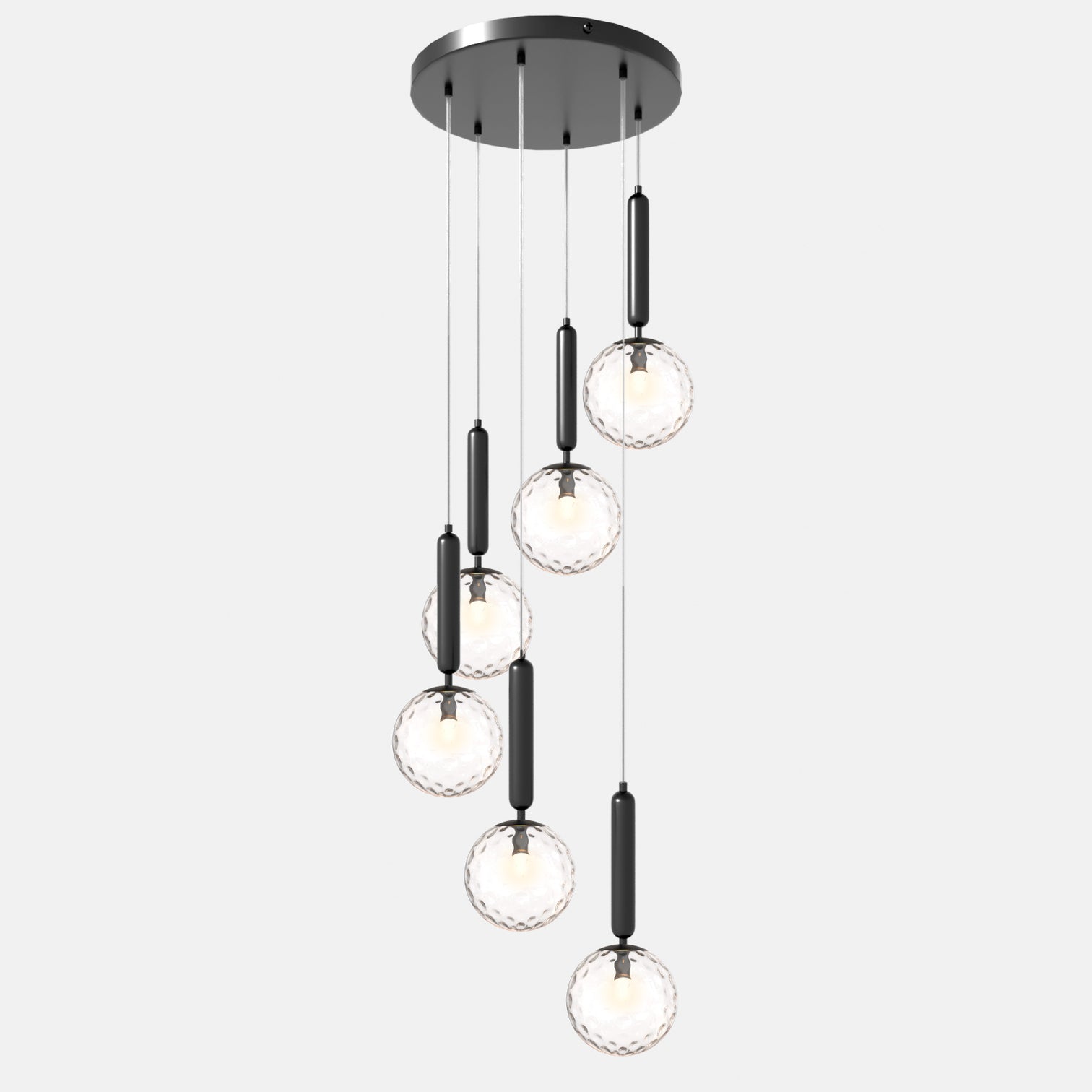 Possini Modern Style Glass Pendant Light Fancy Blown Glass 1-Light G9 Base - 7Pandas Australia