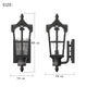 HALEY Traditional Outdoor Exterior Wall Light Motion Sensor Matt Black IP44 - 7Pandas Australia