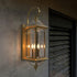 GRANDE Solid Copper Outdoor Exterior Lighting Fixture IP44 Weather Proof Lantern