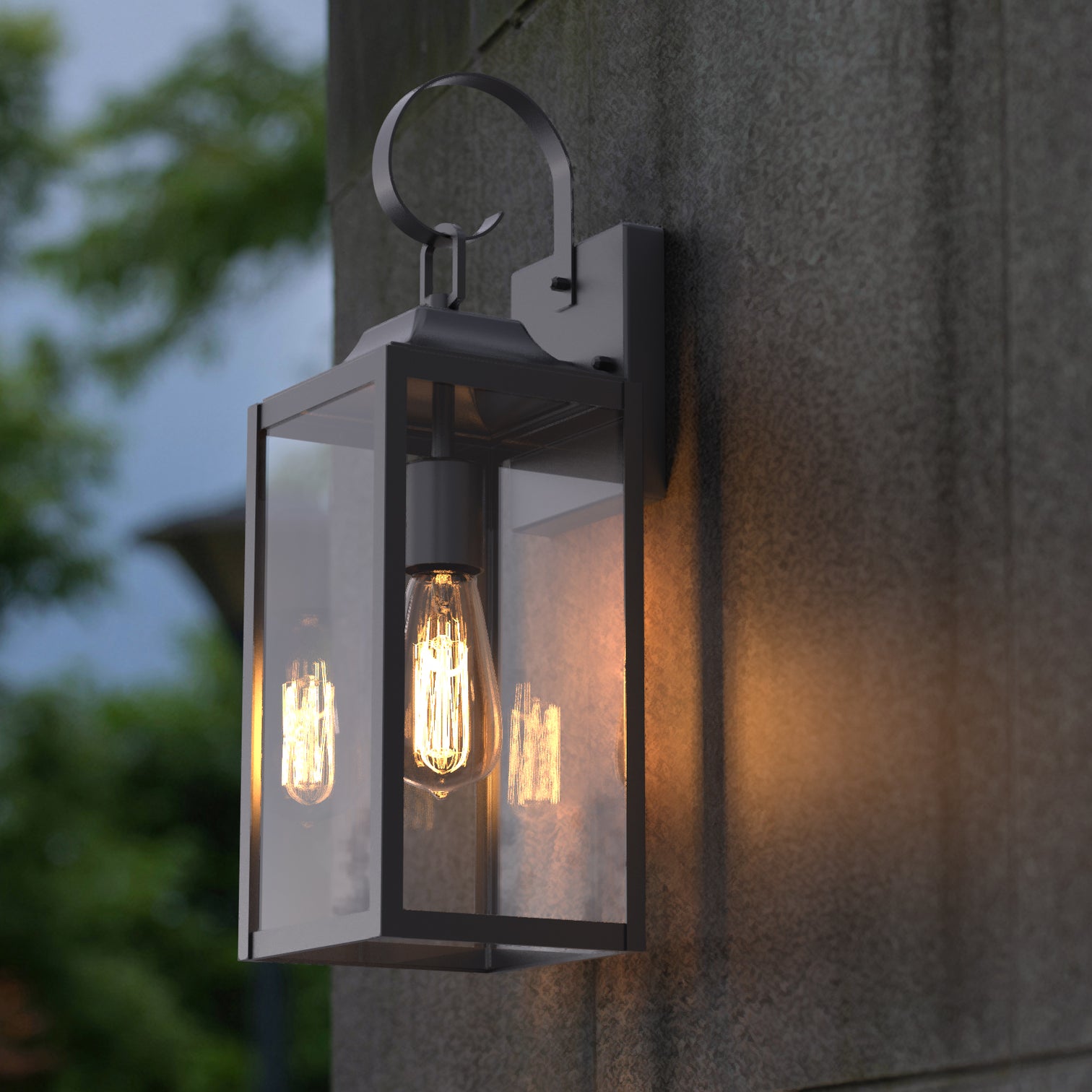 RITZ Modern Style Outdoor Exterior Wall Light Weather proof Matt Black IP44 - 7Pandas Australia