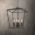 NEPOLI 4-Lights Farmhouse Pendant Light Industrial Style Adjustable Hanging Light Fixtures