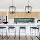 NEPOLI 4-Lights Farmhouse Pendant Light Industrial Style Adjustable Hanging Light Fixtures - 7Pandas Australia