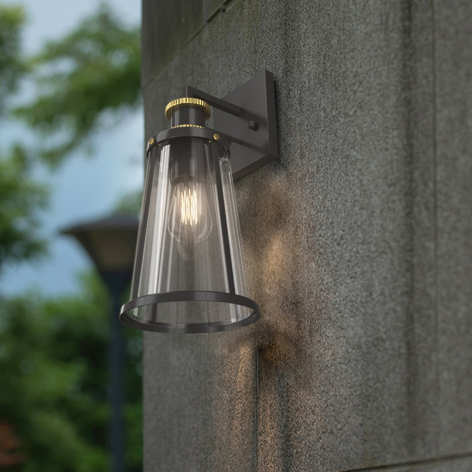 LUKE Industrial Style Exterior Wall Light Outdoor Fixtures IP44 E27 - 7Pandas Australia