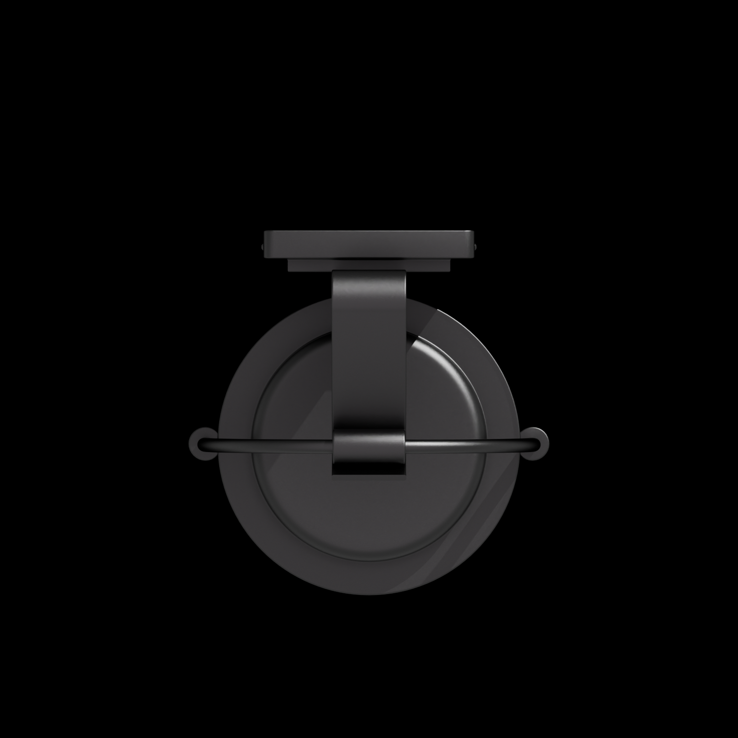 LOTUS Carriage Lantern Style Outdoor Wall Light with Ribbed Jelly Jar Glass E27 Matt Black - 7Pandas Australia