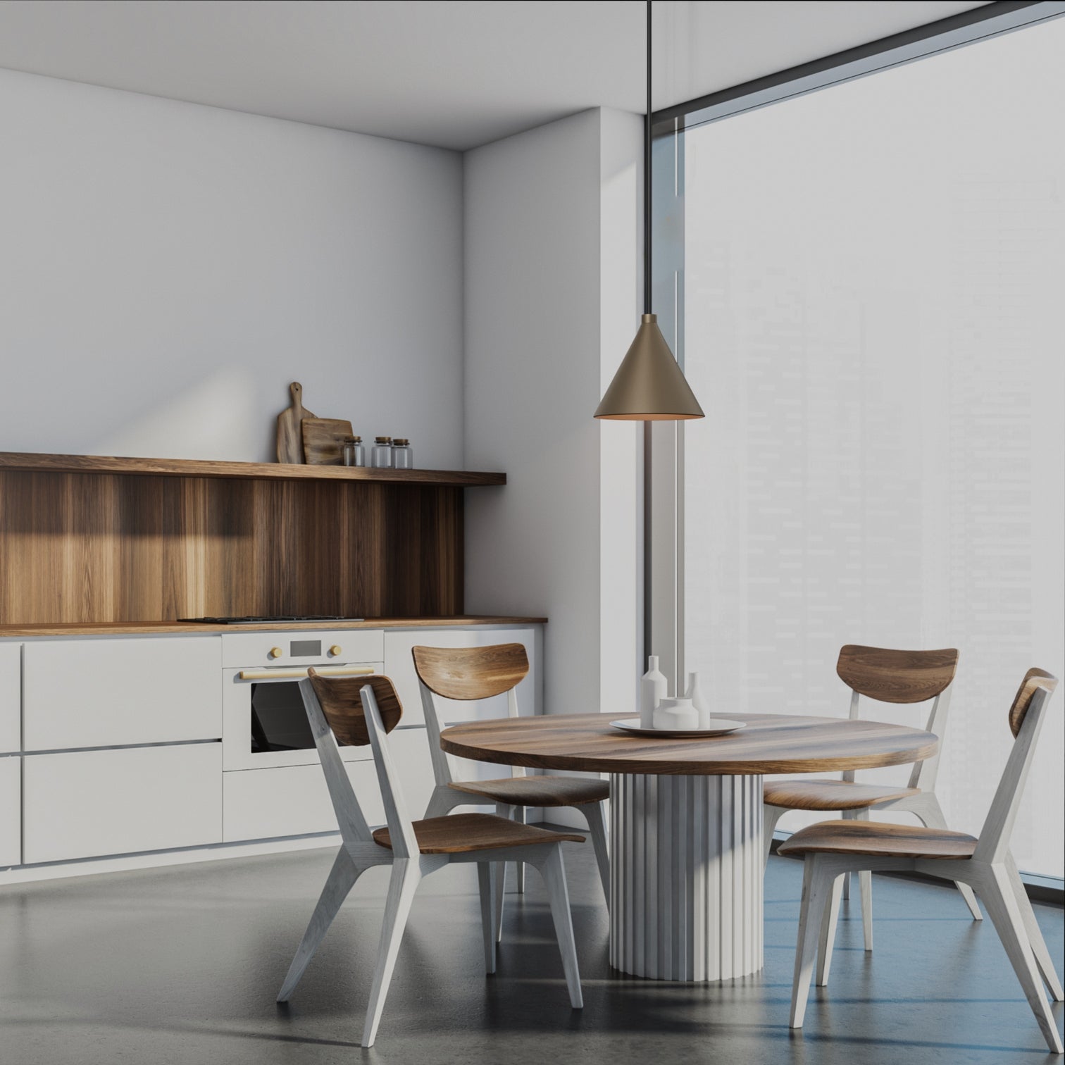 FRANCIS Modern Style Pendant Light Over Kitchen Island LED 10W Bulb Included Bronze - 7Pandas Australia