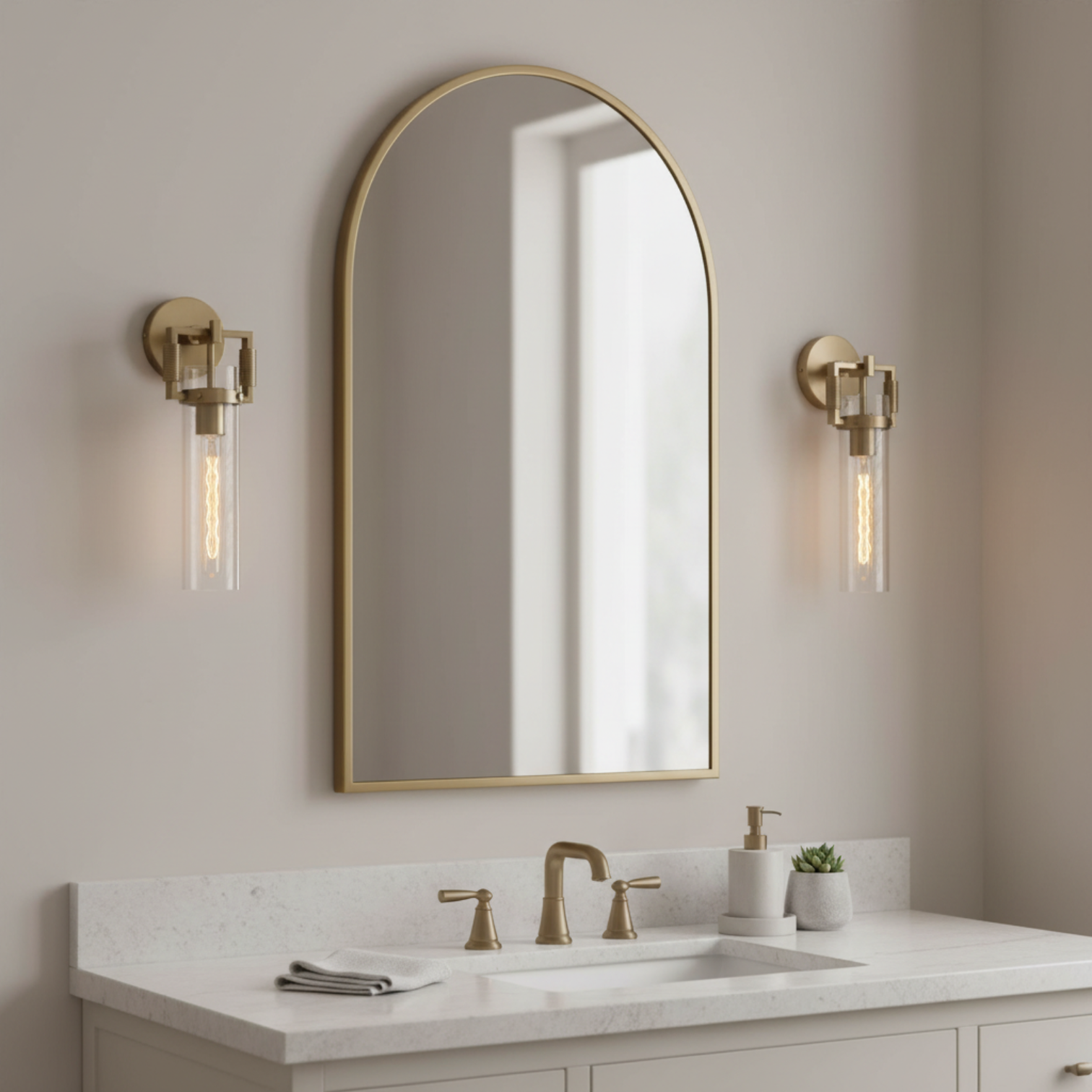 TUBULER Modern Style Clear Glass Interior Wall Light Fixture Dimmable - 7Pandas Australia