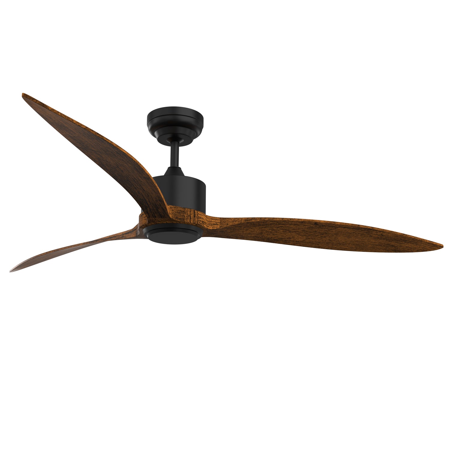 DARWIN 164cm / 65 inch 3 Blade DC Modern Timber Ceiling Fan Natural Solid wood - 7Pandas Australia