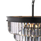 Terrance Round Modern Style Smoky Crystal Chandelier E14 Lamp Base - 7Pandas Australia