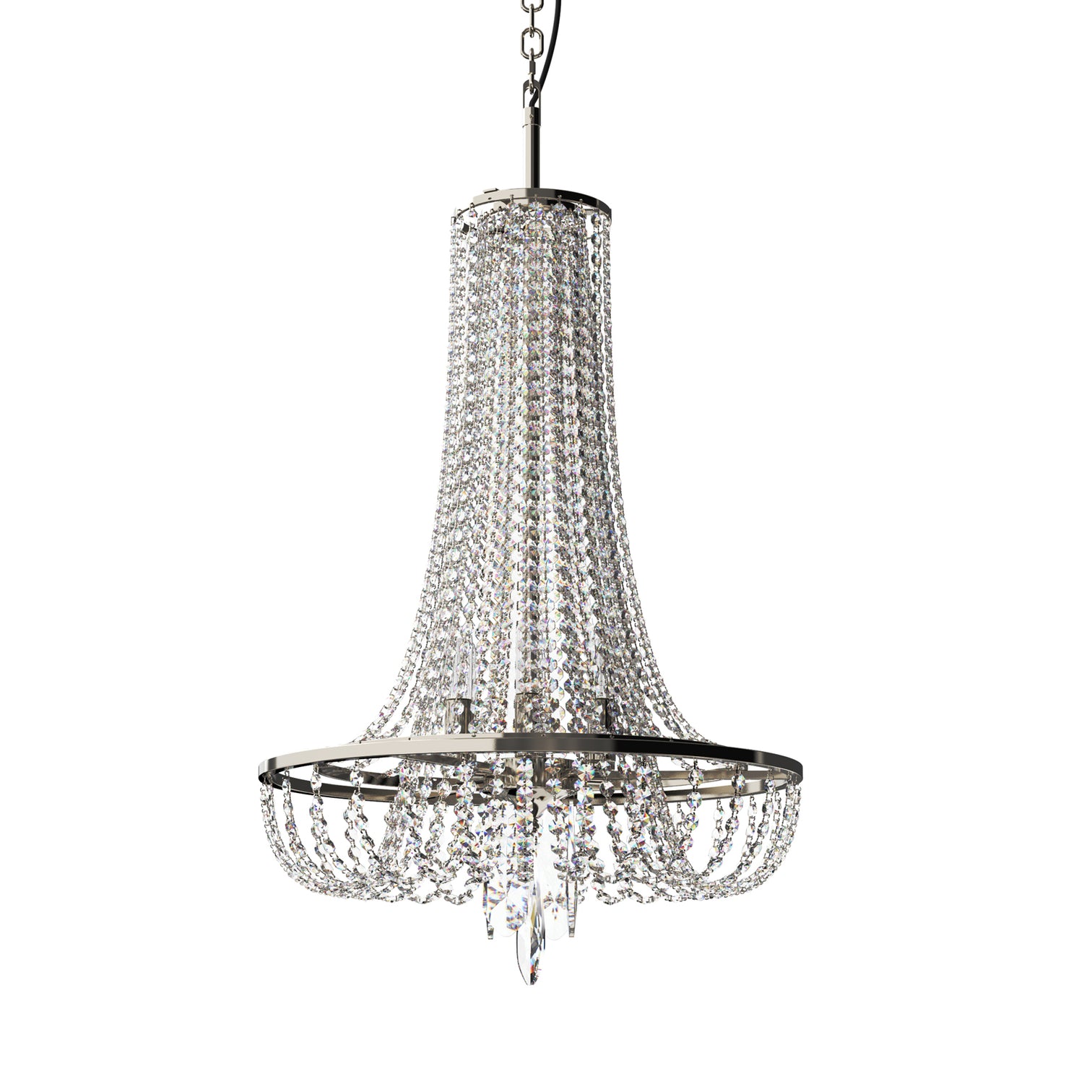 BRANDI 6-Lights 500mm French Empire Country Style Crystal Chandelier Pendant Light - 7Pandas Australia