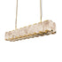 ALLYSON 18-Lights 1350mm Length Rectangle Alabaster Chandeliers Dining Room