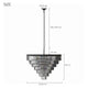 Terrance Round Modern Style Smoky Crystal Chandelier E14 Lamp Base - 7Pandas Australia