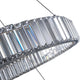 RING Double Layer Modern Style Round Crystal Chandelier Pendant Light Tri-color - 7Pandas Australia