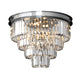 Terrance K9 Modern Crystal Chandelier Round Light Fixture Flush Mount Type E14 base - 7Pandas Australia