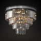 Terrance K9 Modern Crystal Chandelier Round Light Fixture Flush Mount Type E14 base - 7Pandas Australia