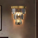 TERRANCE Contemporary Interior Crystal Wall Light for Living Room Bedroom Bathroom Bedside Hallway E14 base - 7Pandas Australia