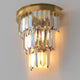 TERRANCE Contemporary Interior Crystal Wall Light for Living Room Bedroom Bathroom Bedside Hallway E14 base - 7Pandas Australia