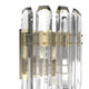 MELODY Modern Style  K9 Crystal Wall Light Living Bedroom Aged Brass E14 - 7Pandas Australia