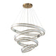 RING 4-Layer Modern K9 Luxury Crystal Chandelier LED 3CCT Dimmable Living Dining Room Foyer - 7Pandas Australia