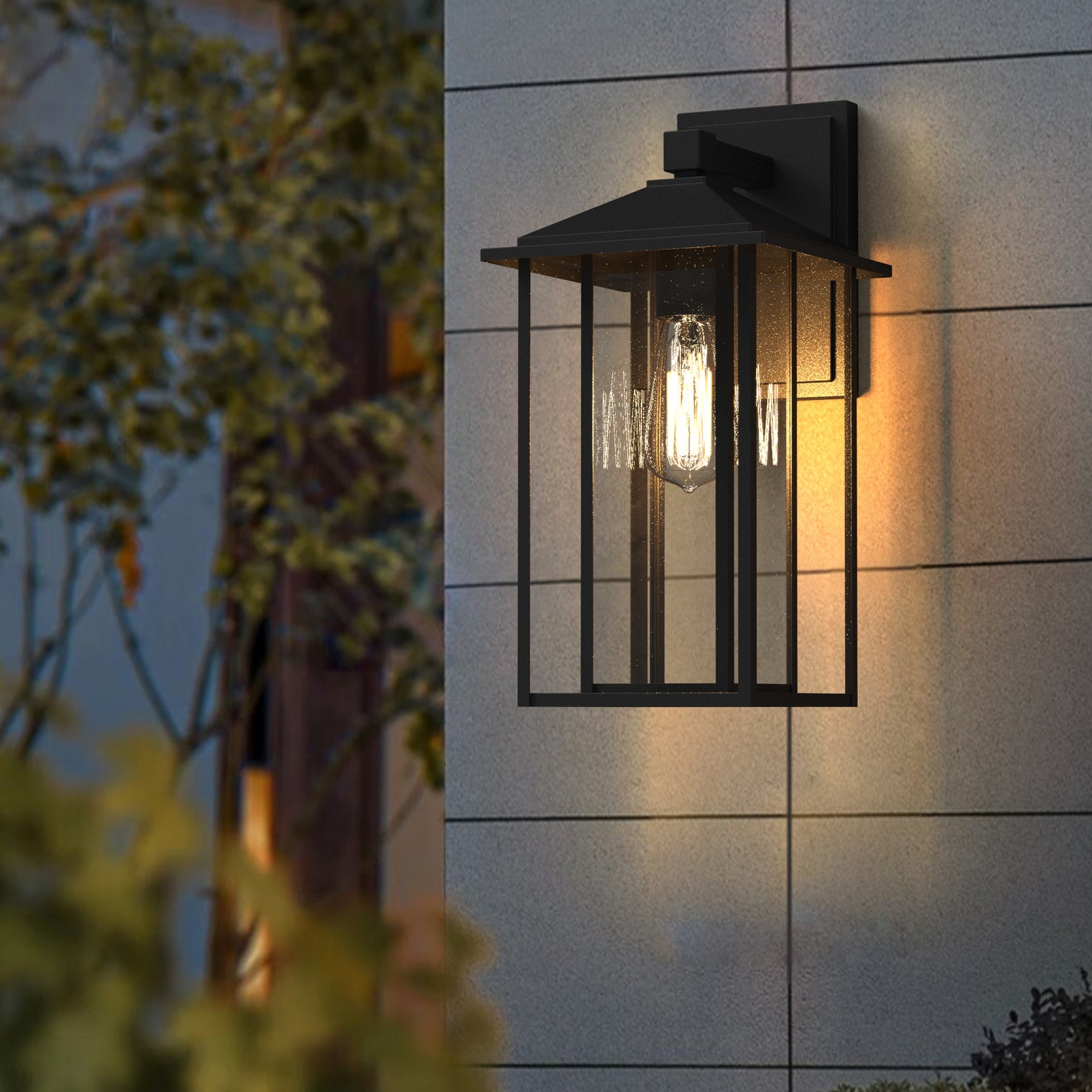 Madrid Classic Aluminium Outdoor Exterior Wall Light Matt Black E27 IP44 - 7Pandas Australia