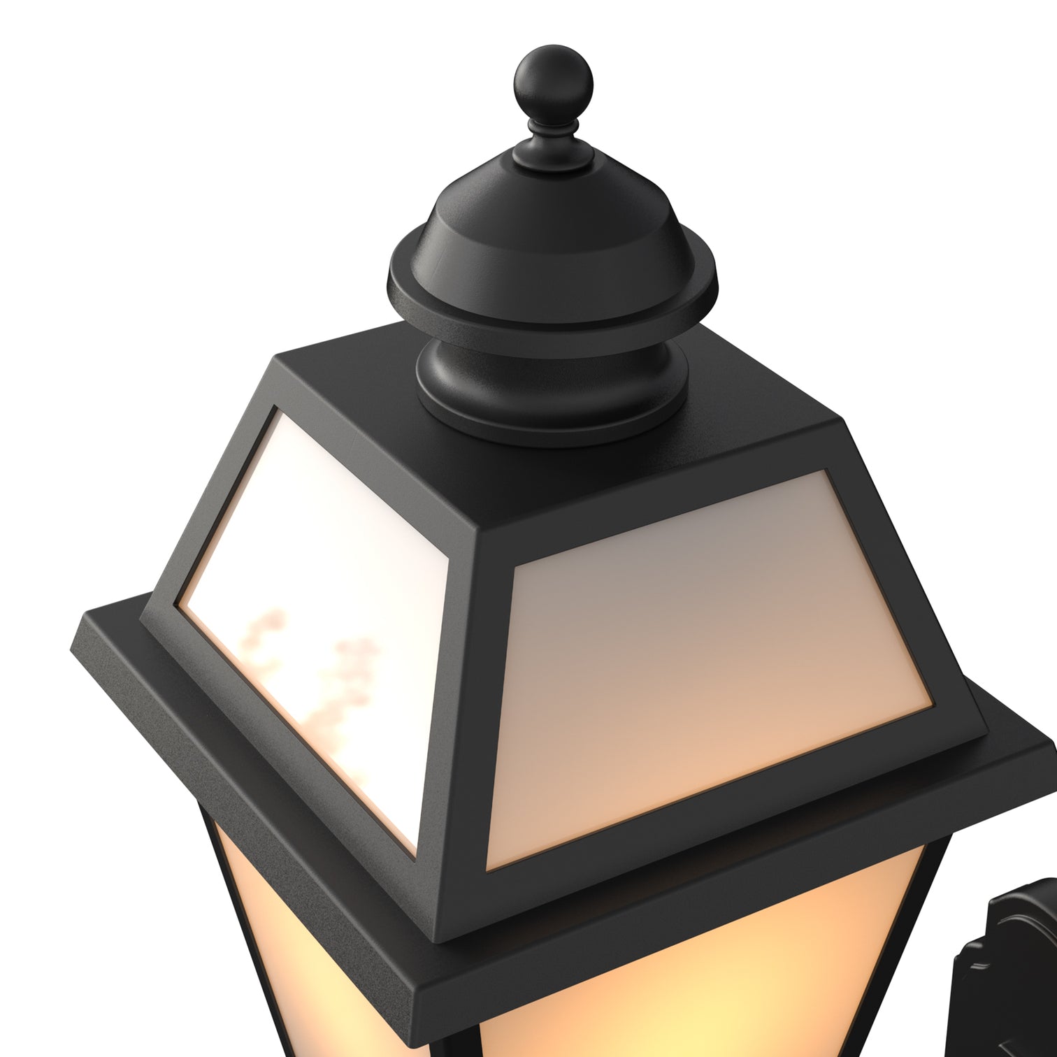 Nava Aluminium Outdoor Exterior Wall Light with Milky Glass Matt Black E27 IP44 - 7Pandas Australia