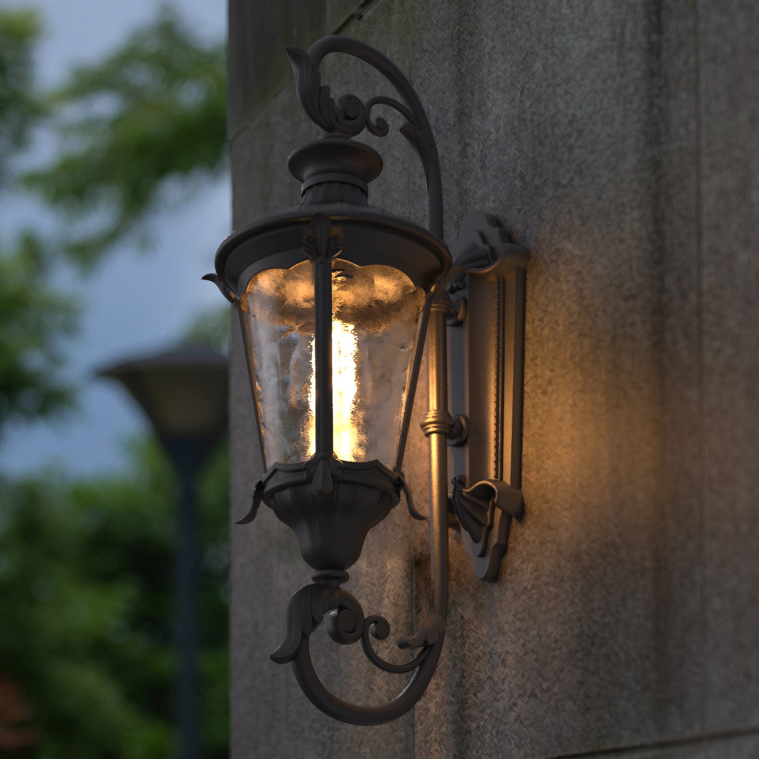 KEW Aluminium Exterior Wall Light Provincial Style Outdoor IP44 E27 base - 7Pandas Australia