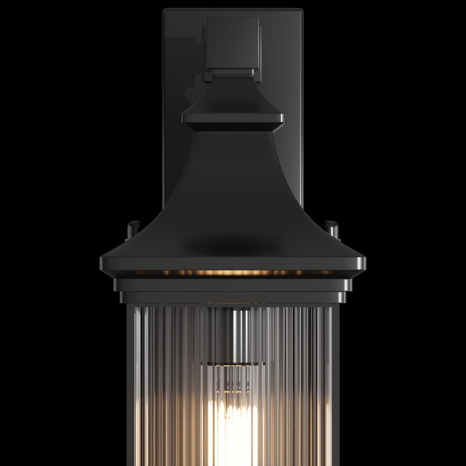 TIANA Provincial Type Exterior Wall Light Fixtures IP44 Matt Black - 7Pandas Australia