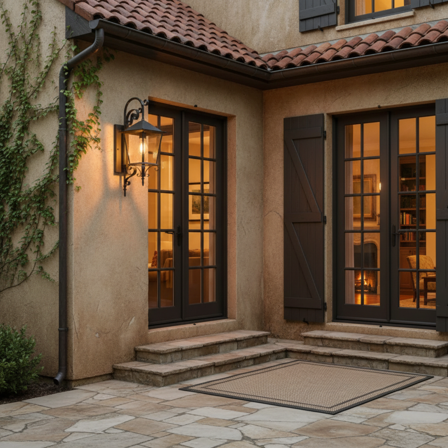 LUCIA Provincial Style Stainless Steel Outdoor Wall Light Fixture IP44 - 7Pandas Australia