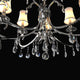 Milano 960mm diameter 8 Lights Silver Luxury K9 Crystal Chandeliers for dinning room, living Room E14 Base - 7Pandas Australia